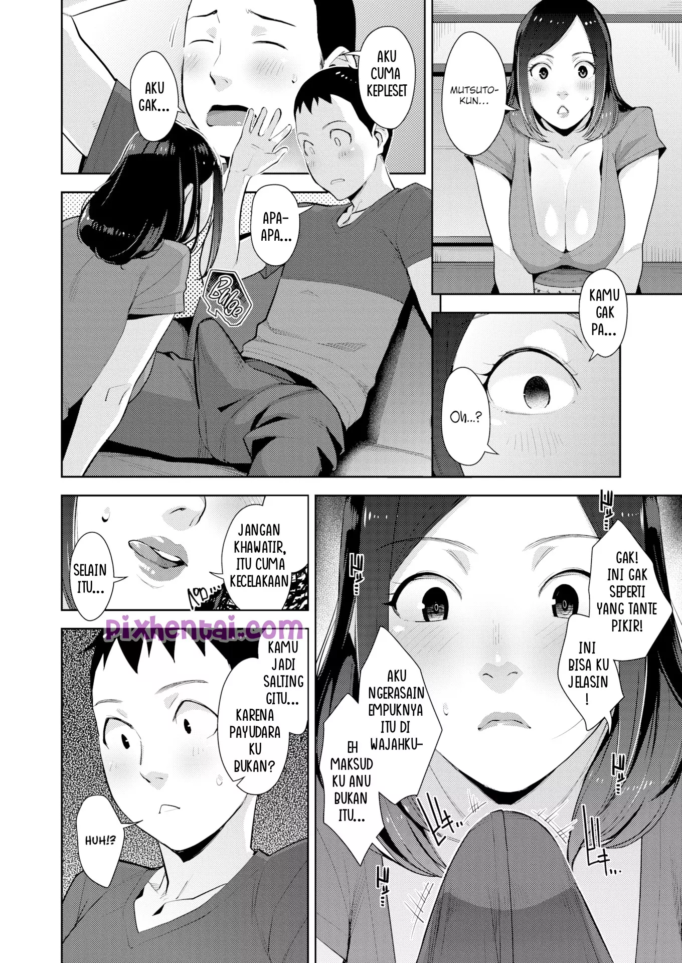 Komik hentai xxx manga sex bokep Circulars High Tak Sengaja Mencium Payudara Empuk Tante 8